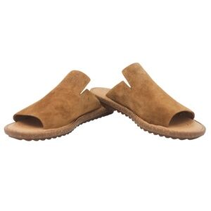 BORN SANDALS  MESILLA DISTRESSED - Tan Camel Suede SIZE 10M